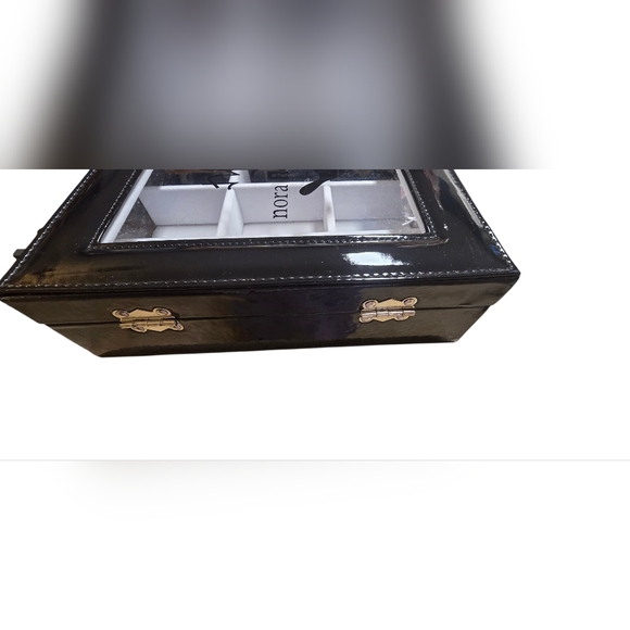 Nora Fleming Black Glossy Mini Charns M4 Display Storage Case - Picture 8 of 11